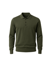 Olive Polo Long Sleeve