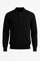 Black Polo Long Sleeve