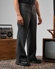 OVERSIZED DARK GREY STRIPE PANTS