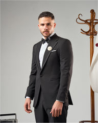THE BLACK LUXE LAPEL SUIT