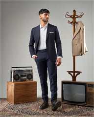 Navy-Blue Suit