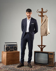 Navy-Blue Suit