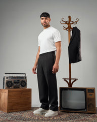 OVERSIZED BLACK PANTS