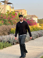 Black Polo Long Sleeve